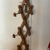 Porte manteau accordéon en bois