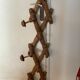 Wooden accordion coat rack