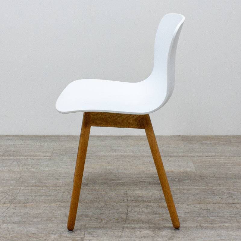 HAY brand ACC12 white plastic chair