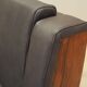 Leather armchair, Italian design, 1970s, production: Italy