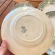 Set of 6 antique Longwy "Talma" flat plates in ironstone - 20th century