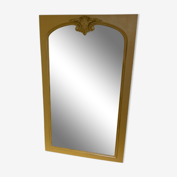 Miroir cadre bois peint