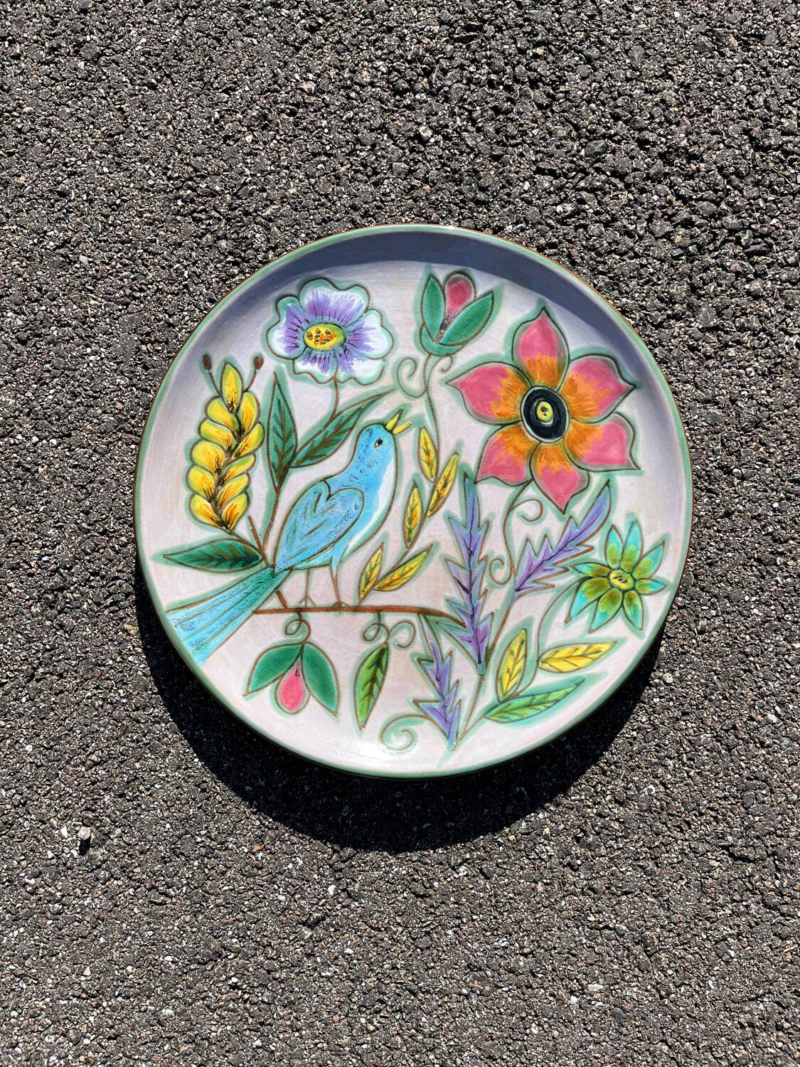 Large vintage ceramic madeleine dish Antico sant vicens