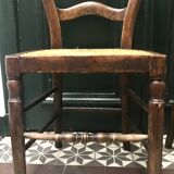 Paire de chaises cannées
