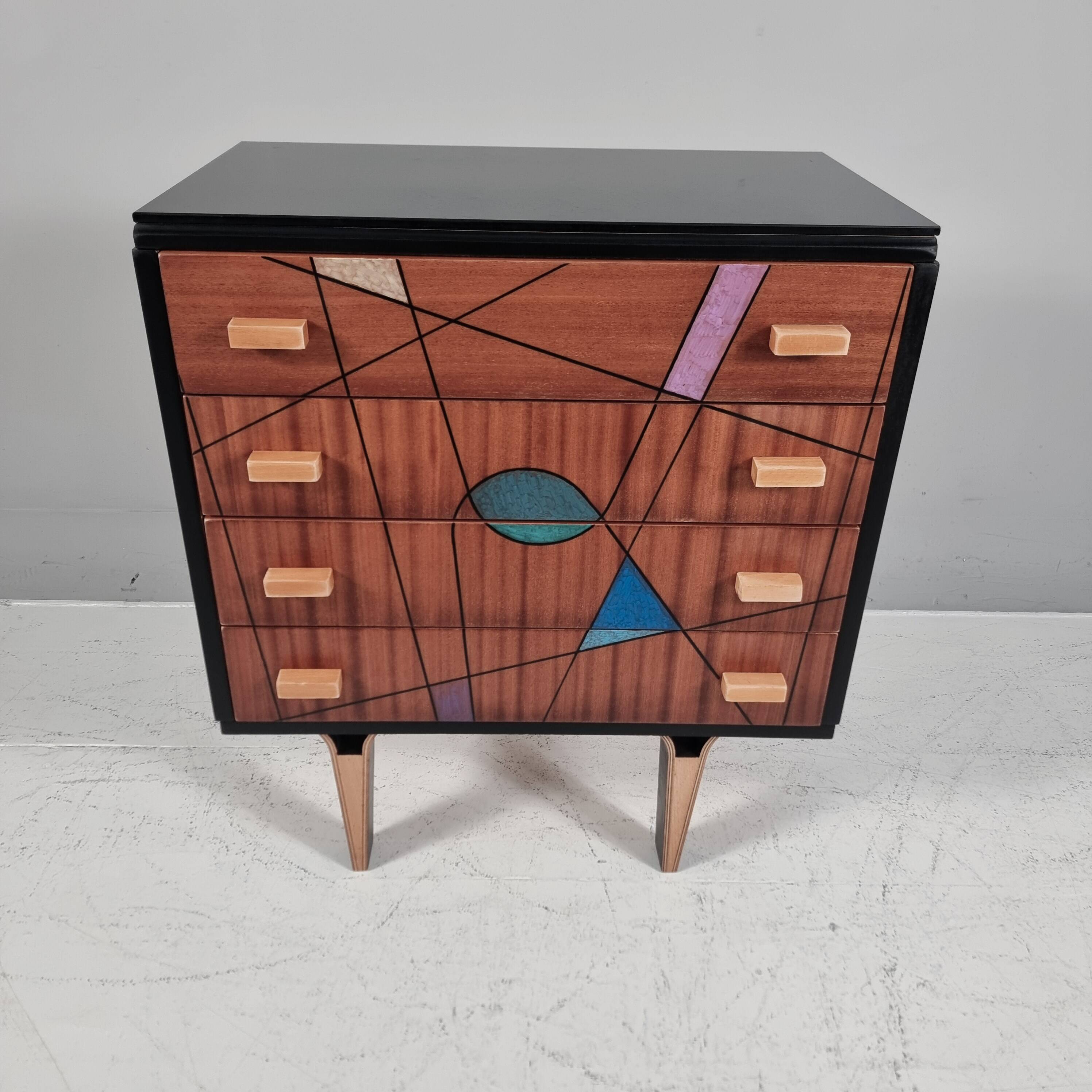 Vintage Bedside Table, 1970s