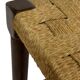 Vintage Wooden Stool With Rope Seat 60s Minimalist