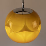 Brown chrome pendant lamp for peill & putzler