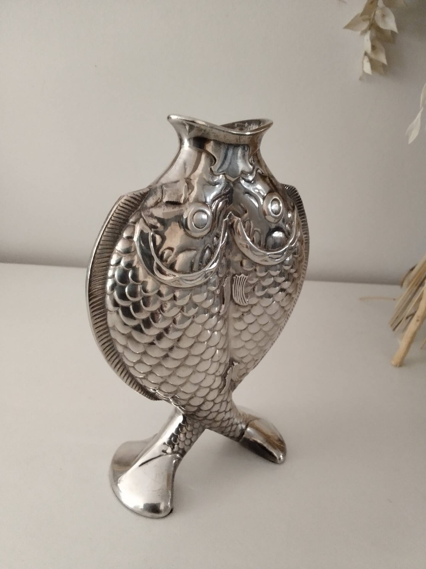 Christofle fish vase