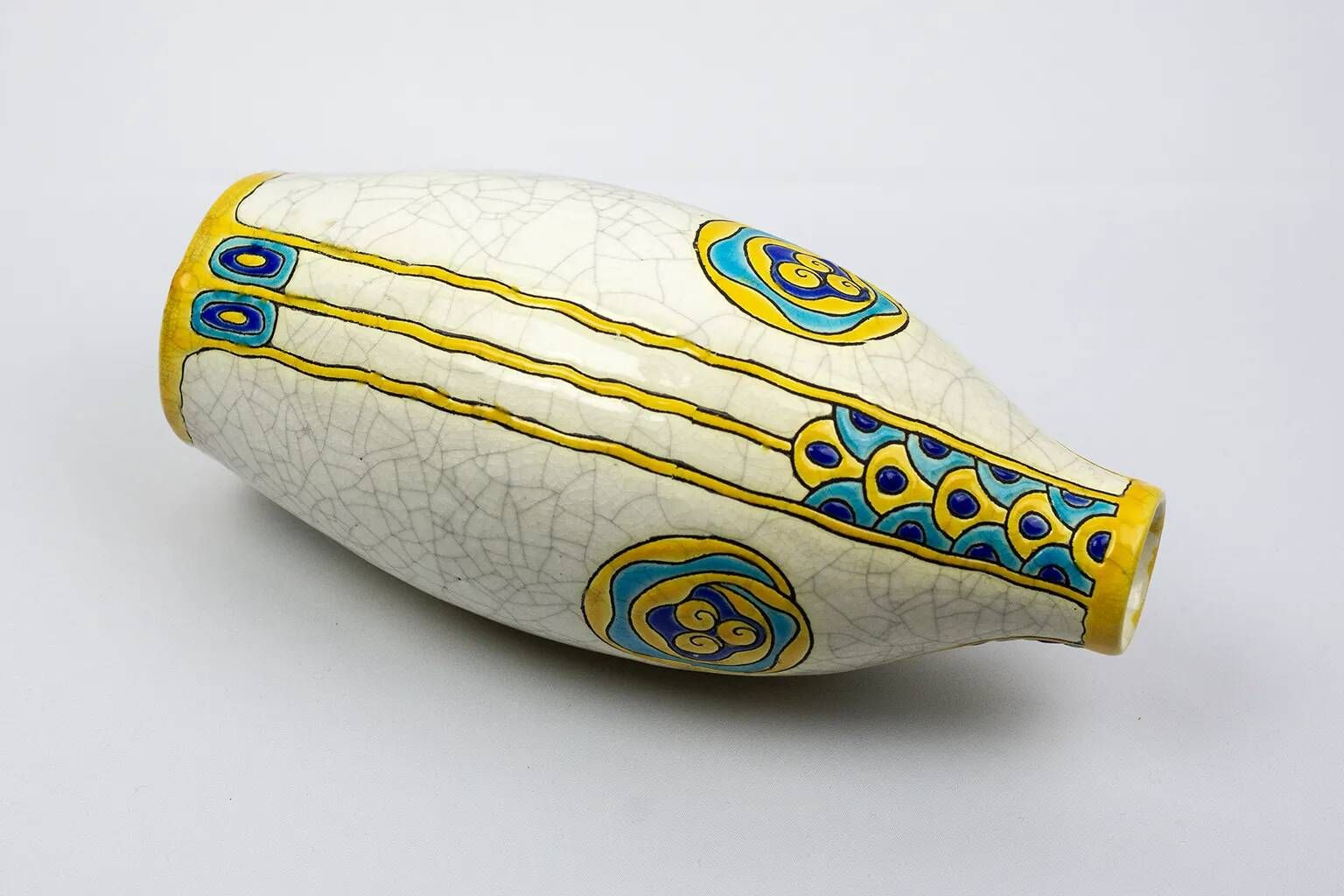 Art Deco vase by Charles Catteau - Boch Frères Kéramis, decoration 751 from 1923