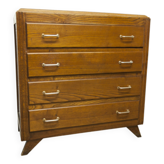 Commode 1930 art déco 86cm 4 tiroirs