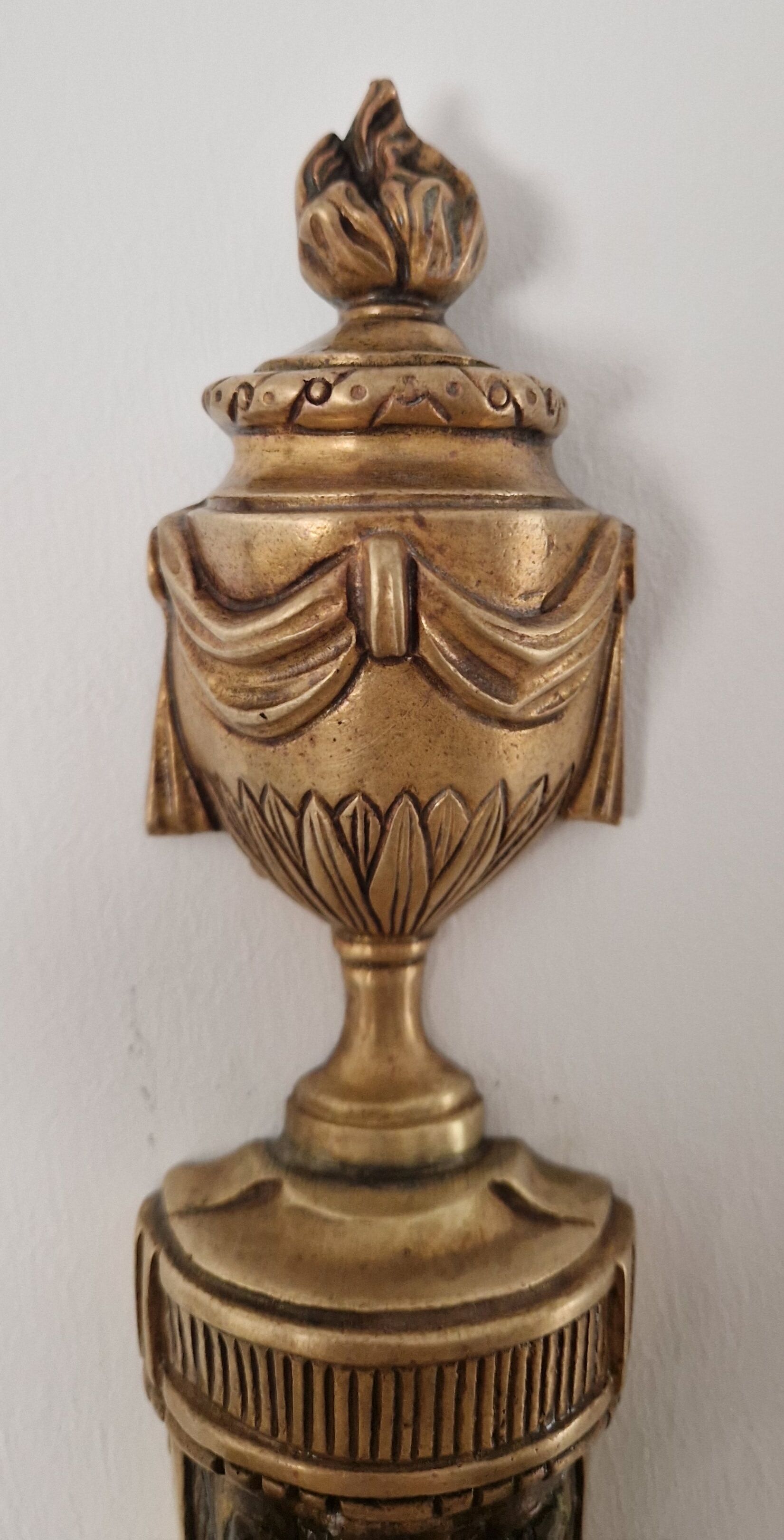 Napoleon III era bronze wall lamp