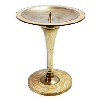 Brass candlestick holder 1960