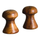 Wooden salt and pepper shakers