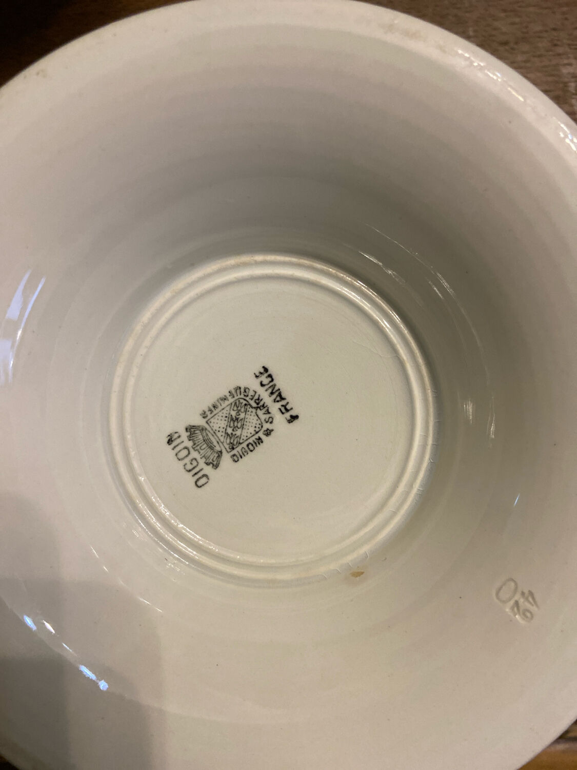 Sarreguemines soup tureen, Digoin ceramics