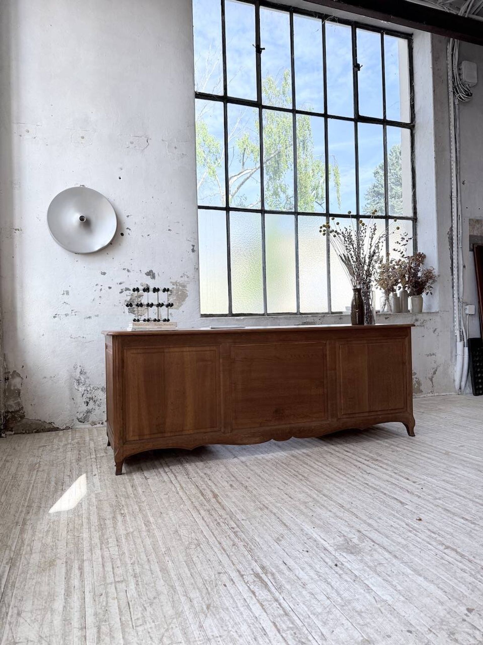 Oak desk or counter 1960