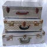 Corked aluminum suitcase