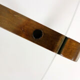 Round czech glass top coffee table from Jitona 1960s