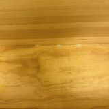 Vintage Danish Ansager mobler solid wooden bench , 1970s