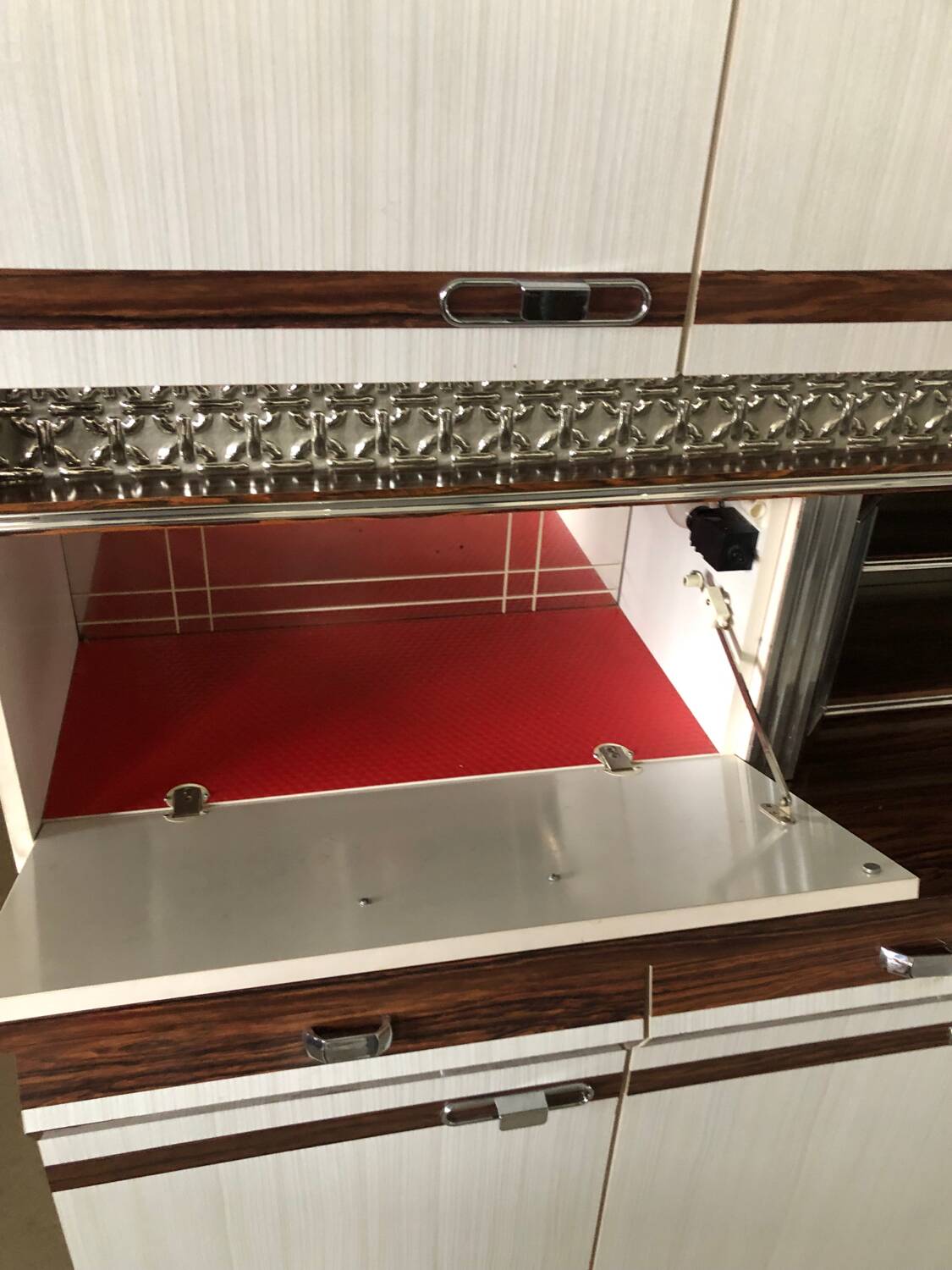 Formica kitchen bar cabinet