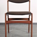 Set of 4 teak dining chairs by Erik Buch for Anderstrup 1950s