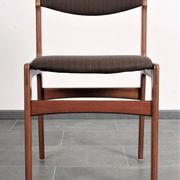 Set de 4 chaises de salle à manger en teck par Erik Buch pour Anderstrup 1950s