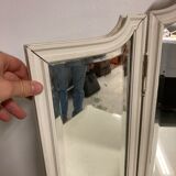 Dressing table mirror triptych debut XXth style Louis XVI