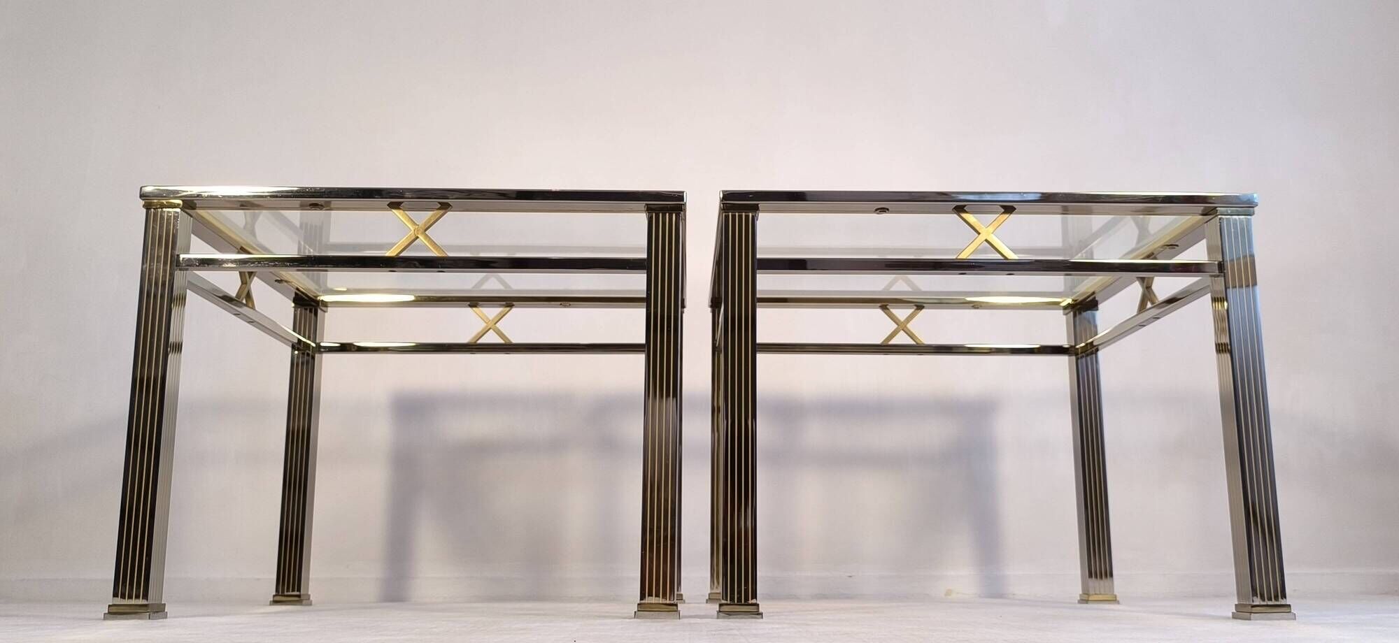 Magnificent pair of orsenigo italy coffee tables from the art deco collezione range