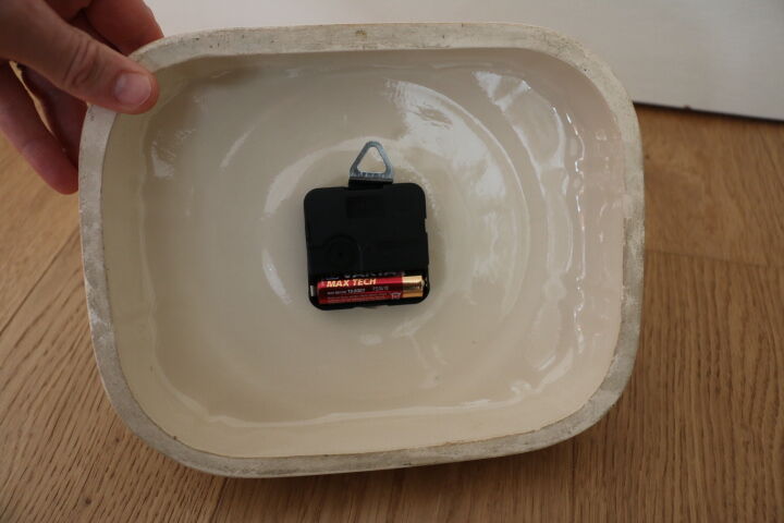 Lutetia ceramic wall clock