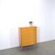 Mid-Century hoge gebogen ladekast met 6 lades