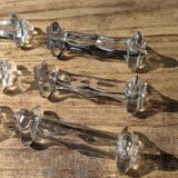 Lot de 6 porte couteaux en cristal