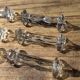 Set of 6 crystal knife holder