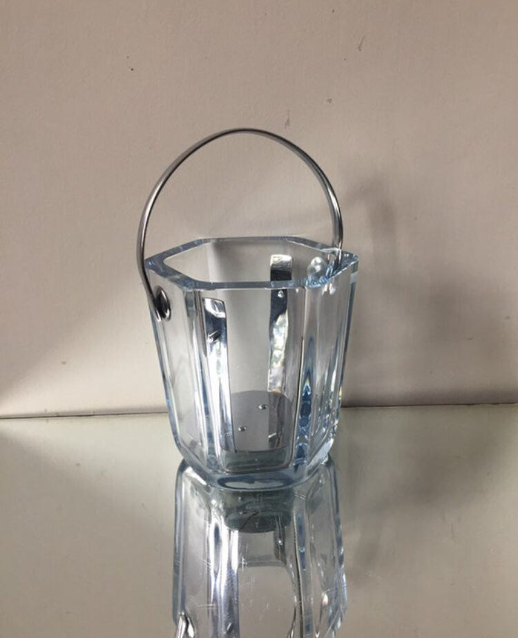 Seau à glace en cristal de Strombergshyttan 1967