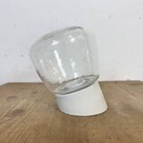 Vintage White Porcelain Wall Light, 1970s