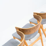 Set of four ‘no. 7’ dining chairs by helge sibast