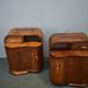 1939s Pair of Art Deco Bedside Tables, Czechoslovakia