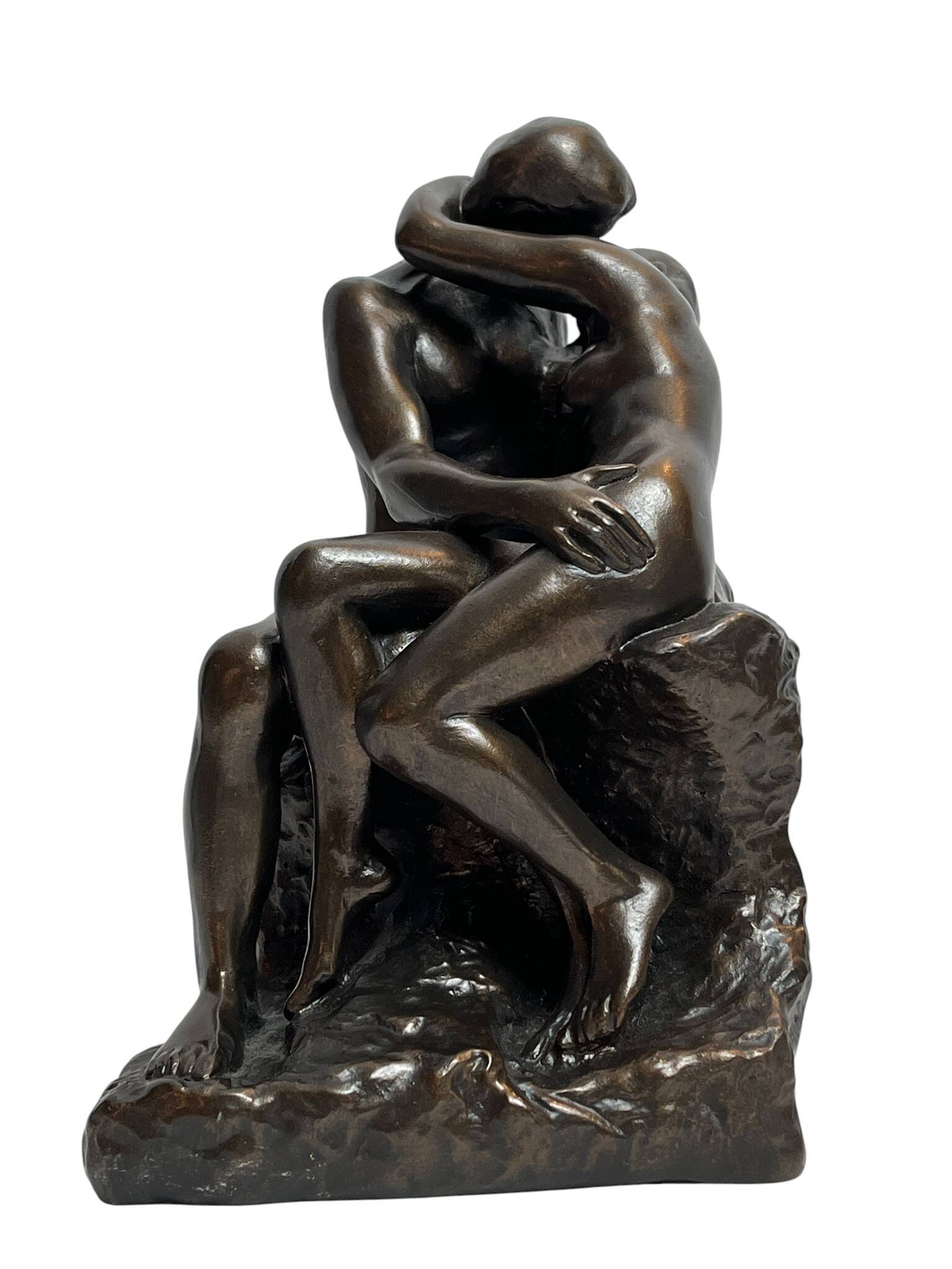 Rodin (d’après), reproduction sculpture Le Baiser XXème