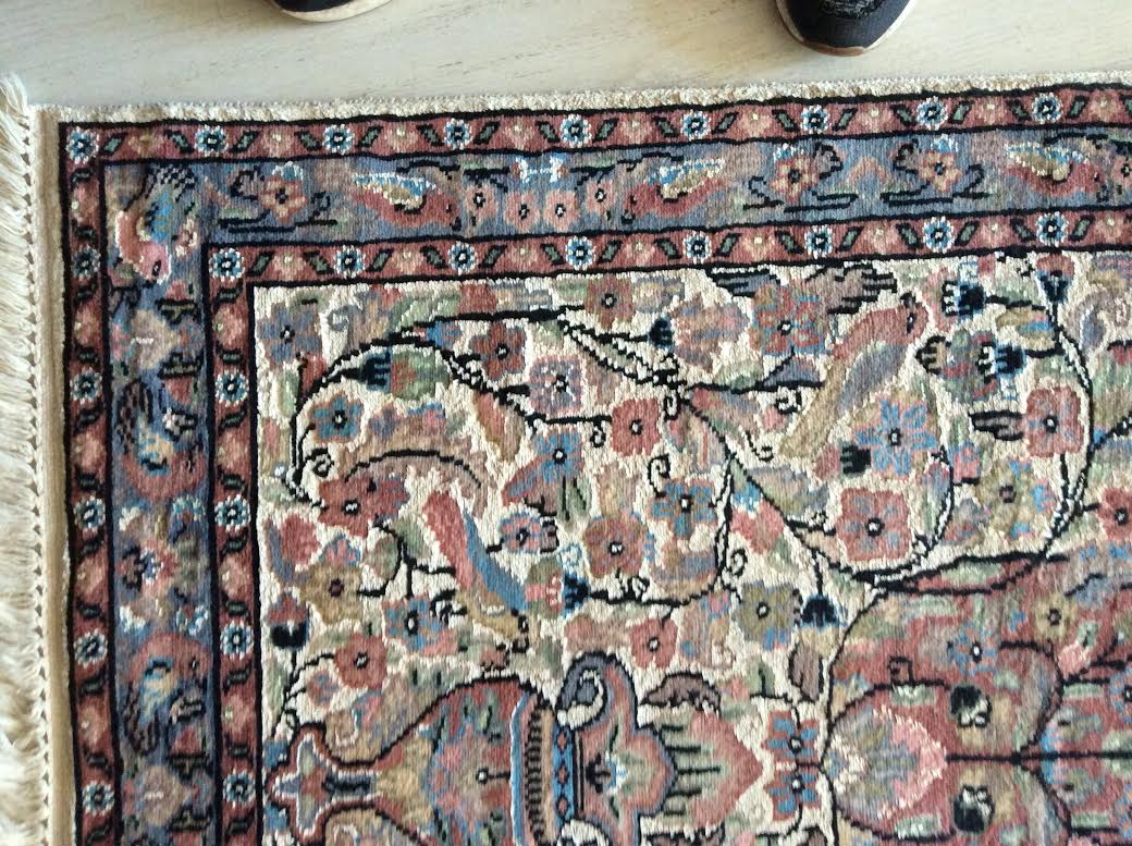 Hand-woven oriental carpet 153 X 94 cm