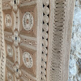 Hand-woven jute carpet