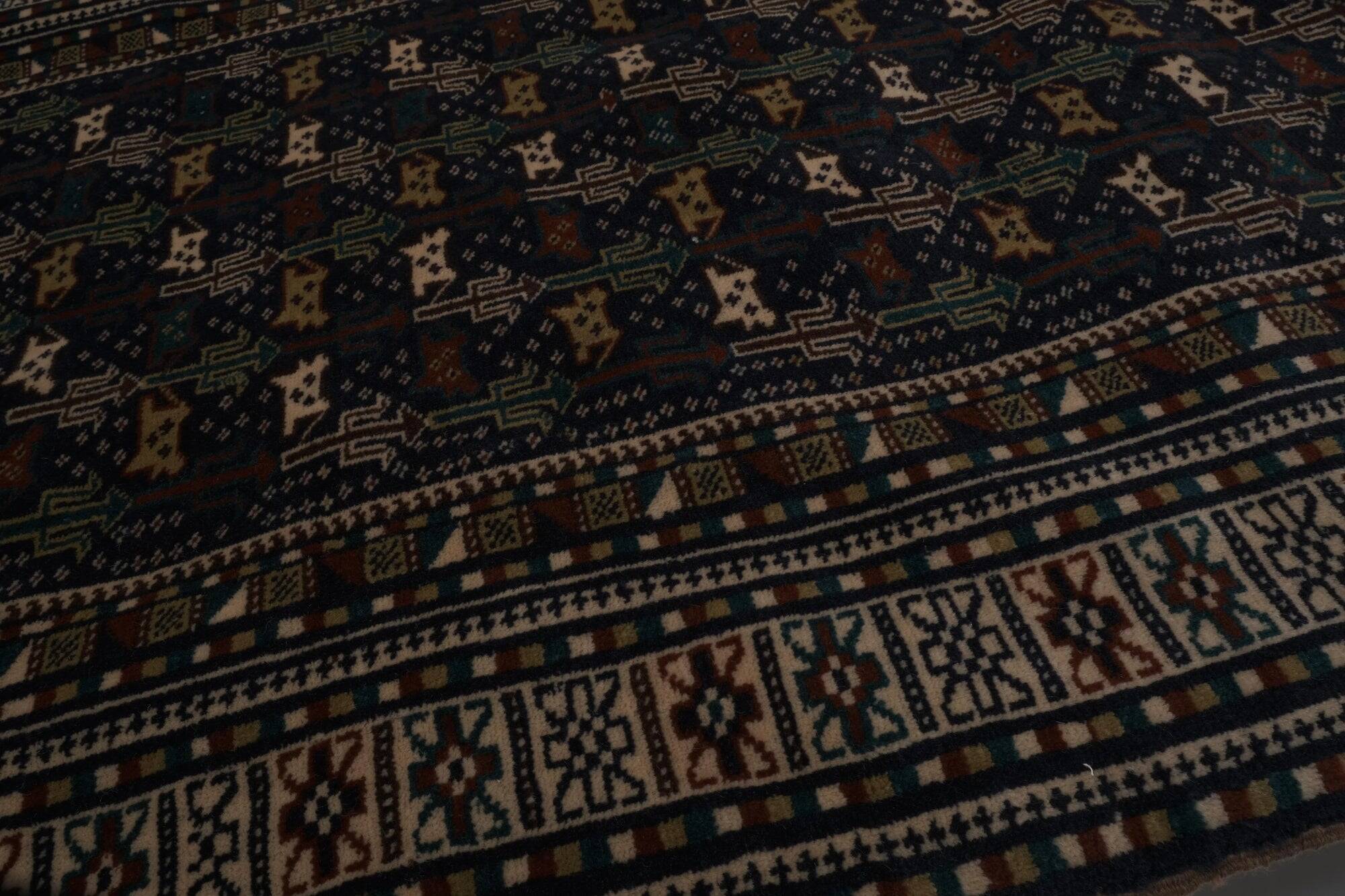 Tapis de couloir turc vintage