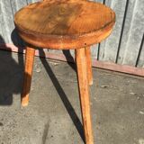 Rustic rustic natural wood stool