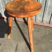 Tabouret rustique vintage bois naturel