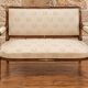 Banquette en acajou et bronze doré – Style Empire – XIXe siècle