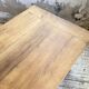 Solid oak drapery farmhouse table 2m5 XL