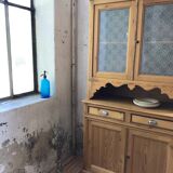 Buffet two bodies in raw pine