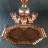 Glass liquor service year 50
