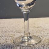 Baccarat 10 small antique glasses for white wine/port