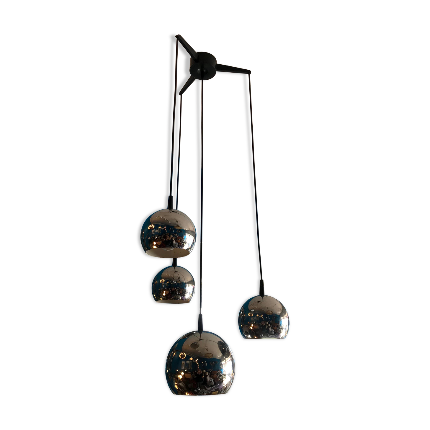 Cascade hanging lamp 70s