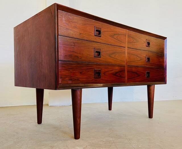 Commode vintage danoise en palissandre, style milieu du siècle, de la marque Brouers, années 1960