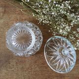 Vintage moulded glass candy