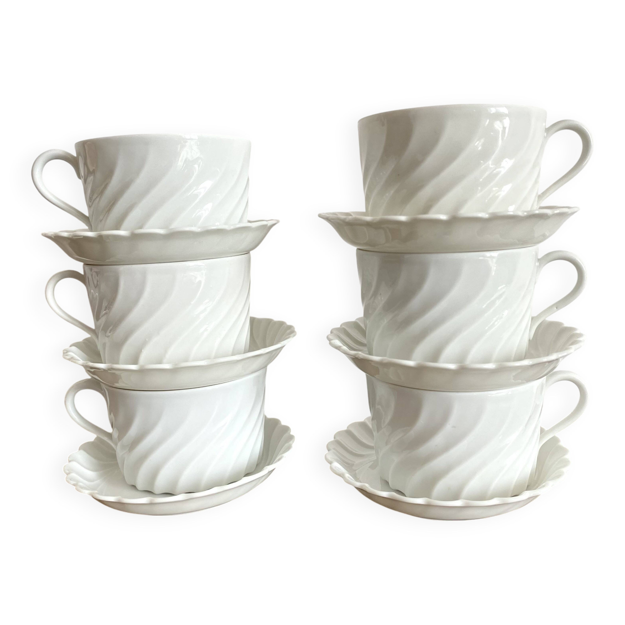 Haviland Limoges porcelain cups